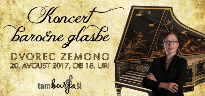 tamburjasi koncert barocne glasbe na dvorcu zemono