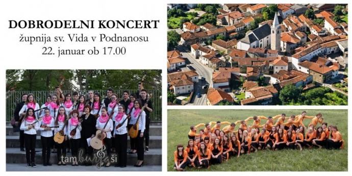 Dobrodelni koncert v Podnanosu